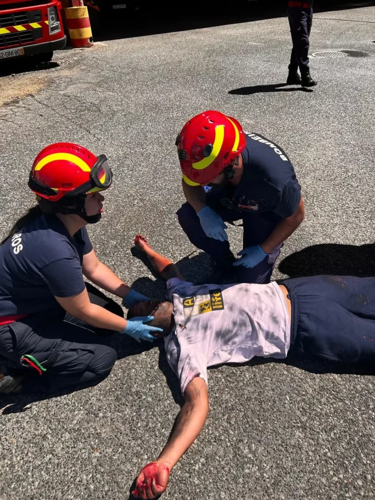 Curso de Tripulante de Ambulância de Socorro nos Bombeiros de Mogadouro